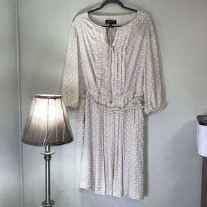 Women’s Jones New York Dress Tan/White 16
